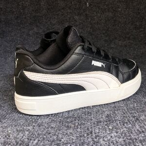 Puma Shuffle Black White Big Kids Size 1 Junior Sneakers 382057-02 Used
